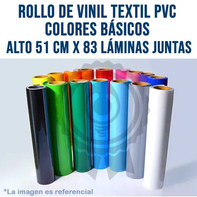 Vinil Textil Imprimible Pu Rollo 50cm X 3m